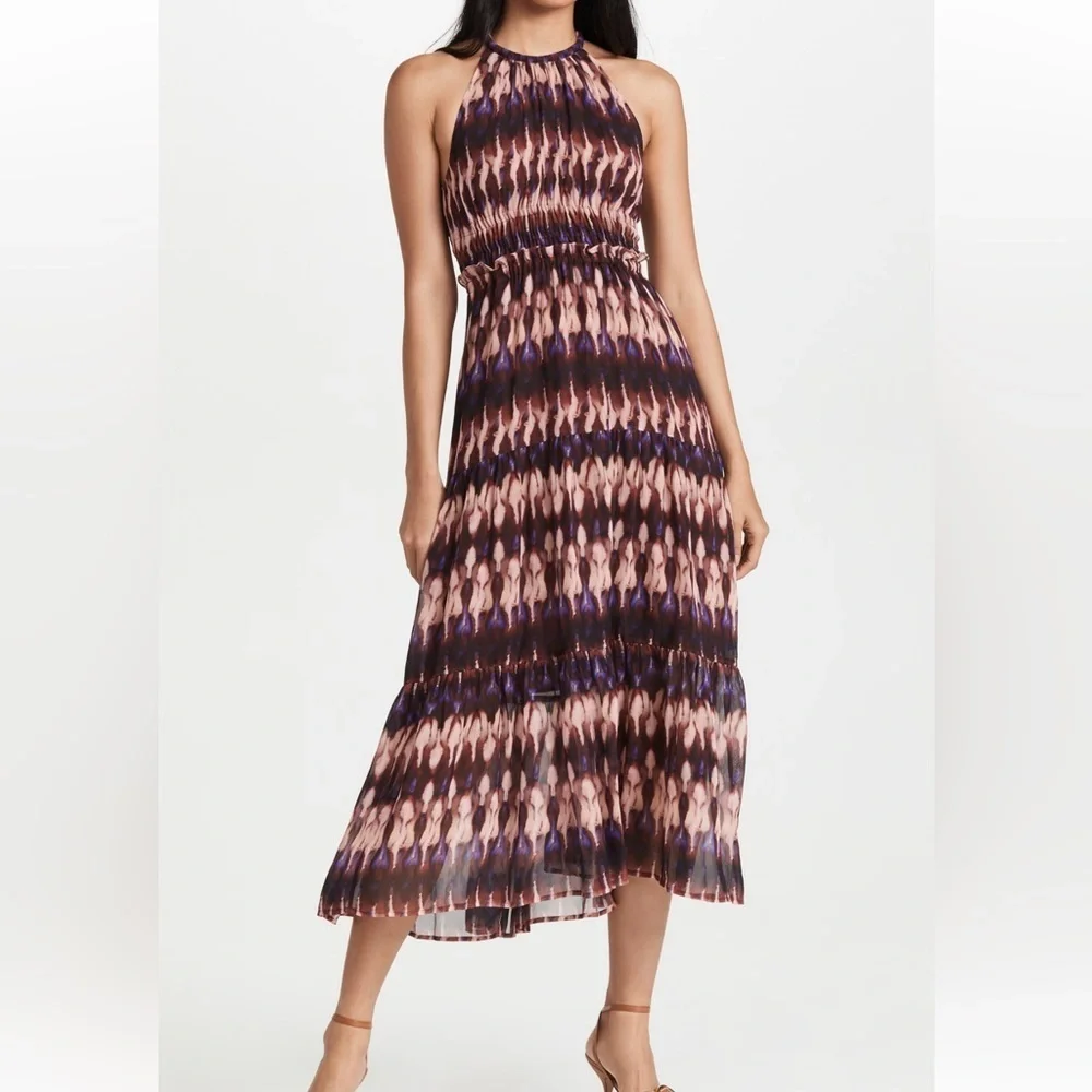 alc purple maxi dress A.L.C. Poppy Satin Gown in Plum/Violet, Size 4